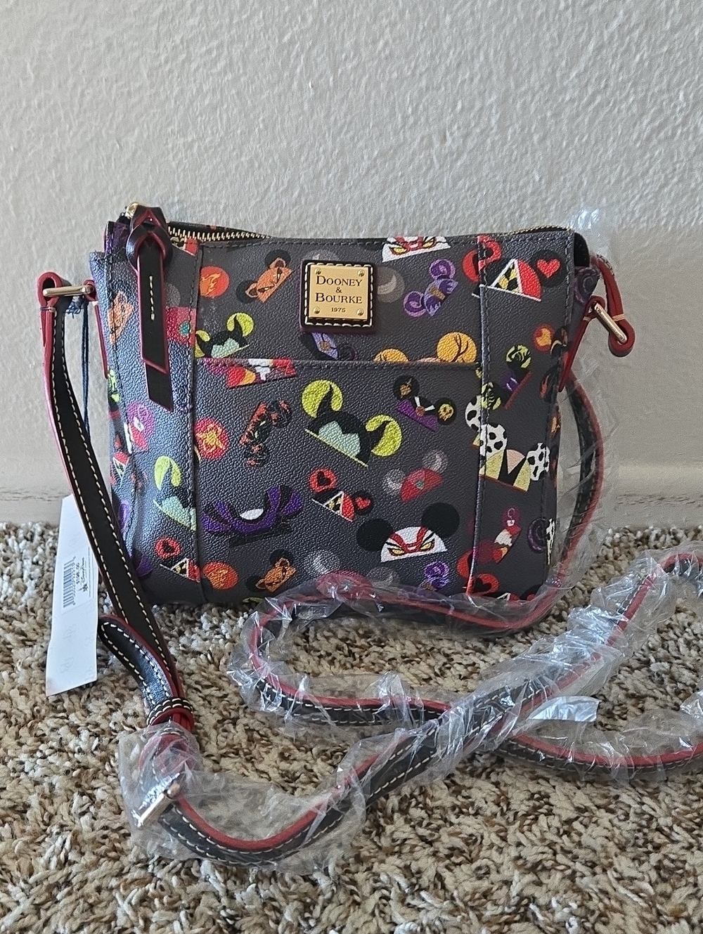 Disney Parks x Dooney & Bourke Villains Mickey Mouse Ear Hat Crossbody